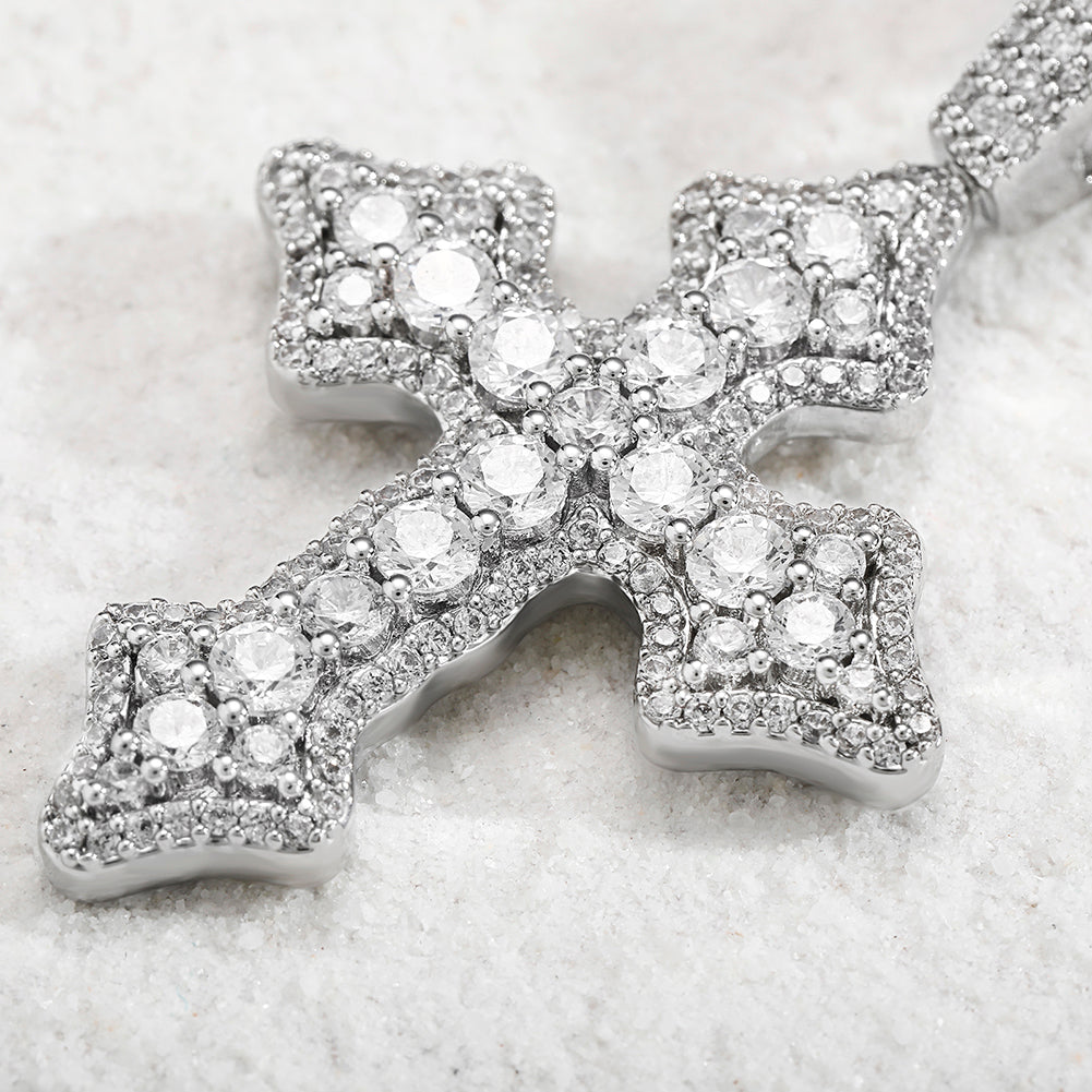 Budded Cross Necklace