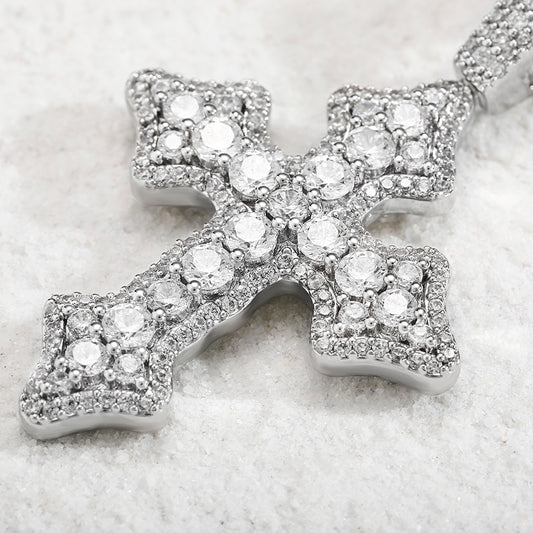 Budded Cross Necklace