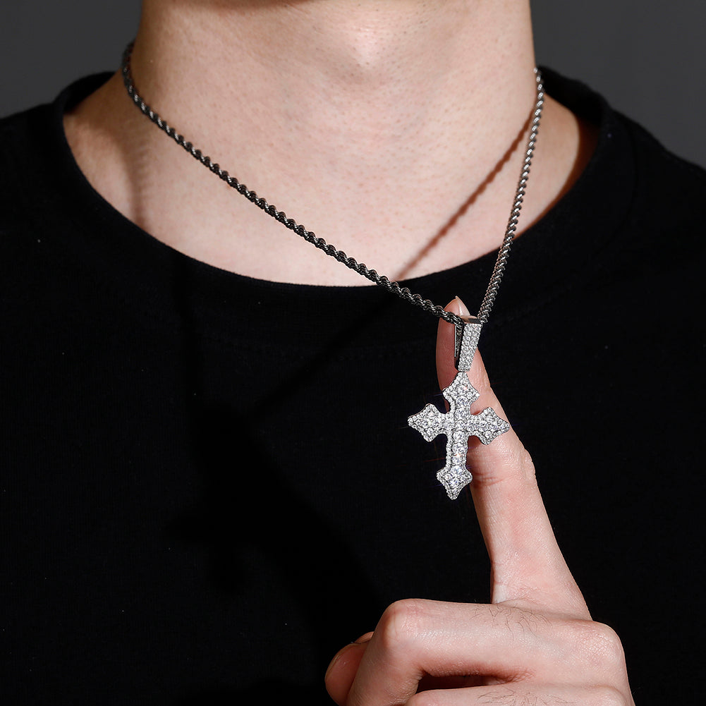 Budded Cross Necklace