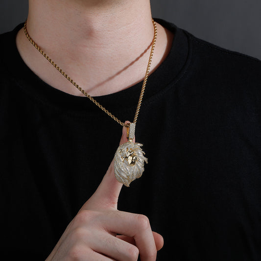 Lion Head Necklace