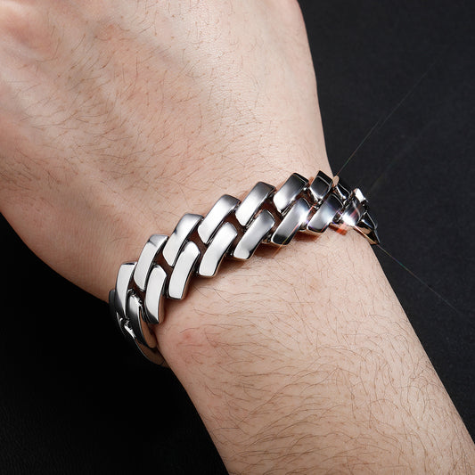 18MM Cuban Chain Miami Prong Link Bracelet