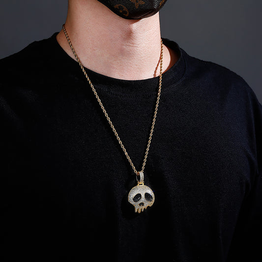 Mens Skull Necklace