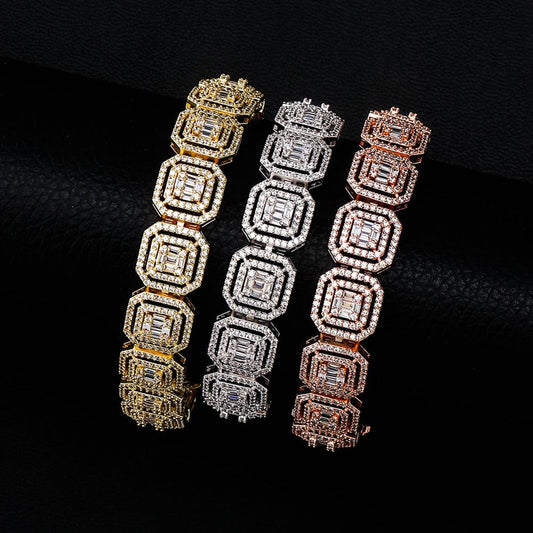 13mm Personality Baguette Bracelet