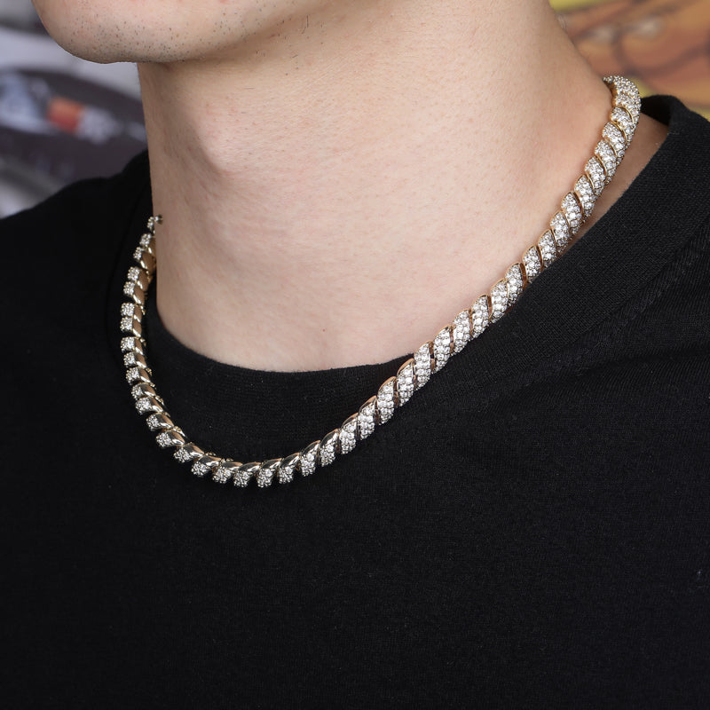 10mm Telephone Wire Cuban Link Chain
