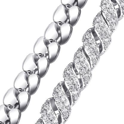 10mm Telephone Wire Cuban Link Chain