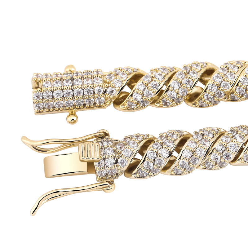 10mm Telephone Wire Cuban Link Chain