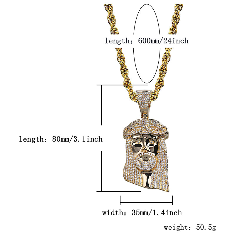 Jesus Corolla Necklace