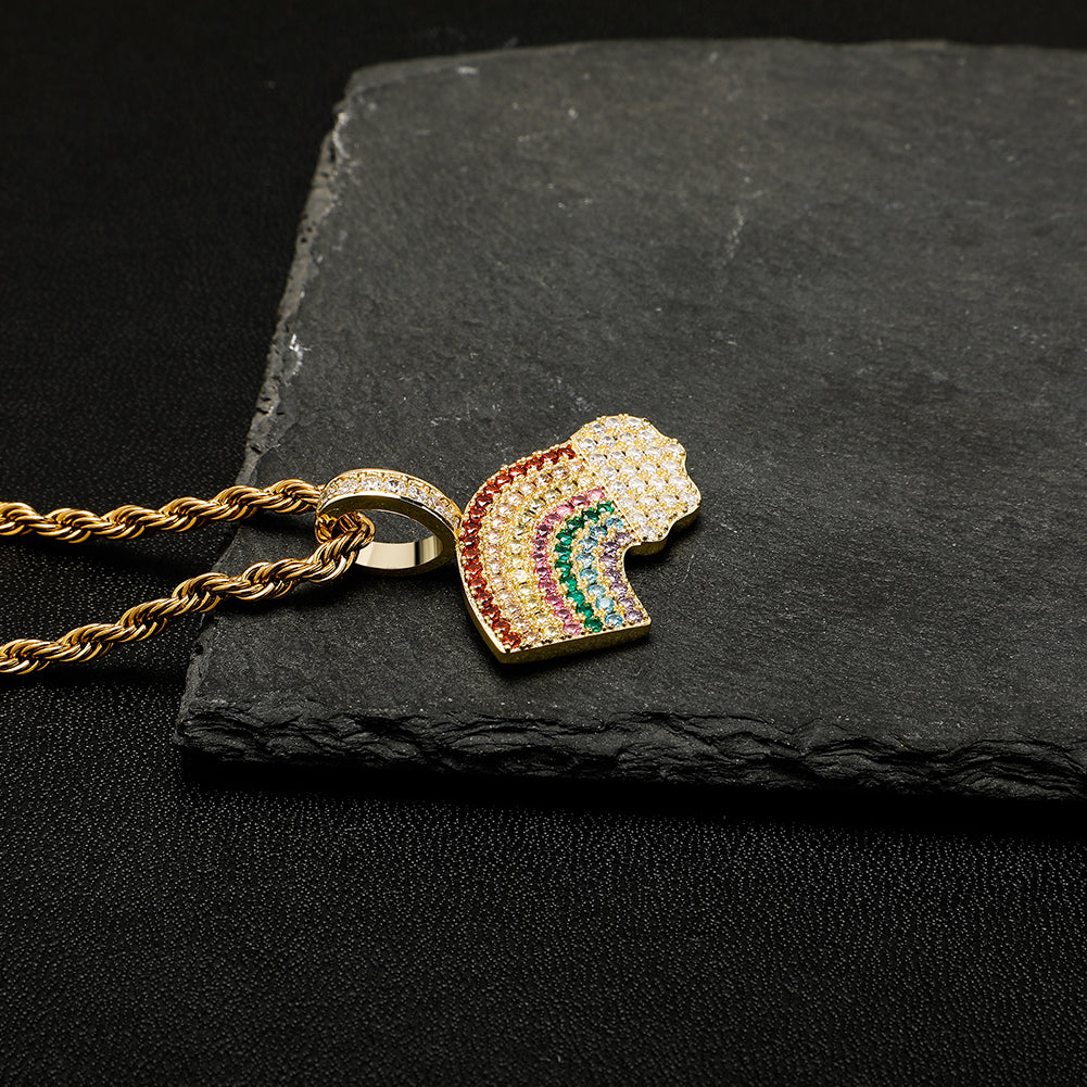 Rainbow Cloud Necklace