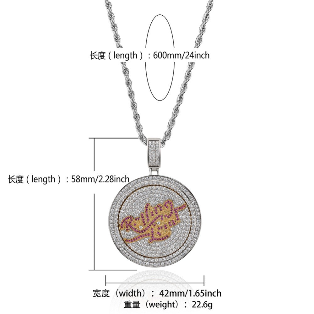 Music Spinner Necklace