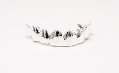 The Deluxe - White Gold 8 Teeth