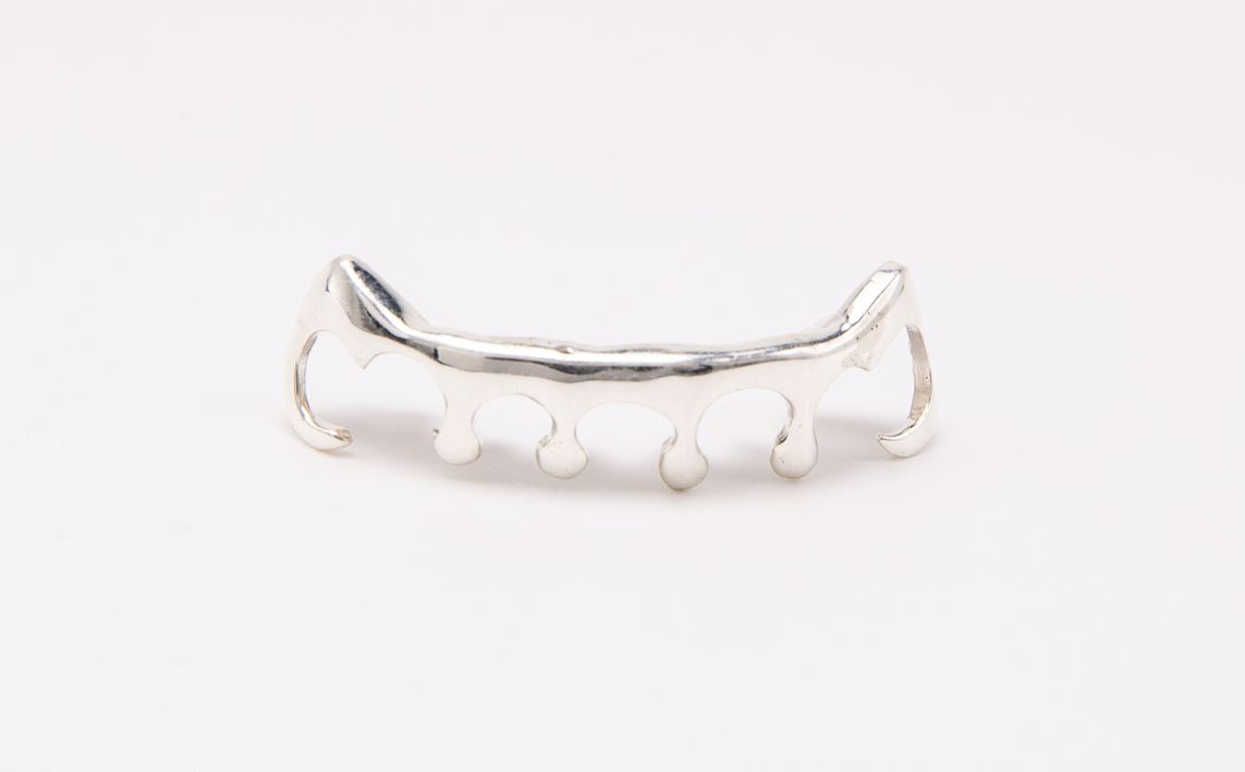 The Drip - White Gold 6 Teeth Only For Bottom 6 Teeth