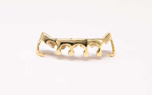 The Drip - Yellow Gold Only For Bottom 6 Teeth