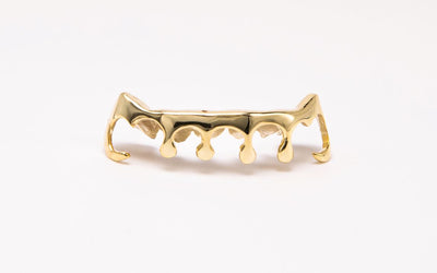 The Drip - Yellow Gold Only For Bottom 6 Teeth