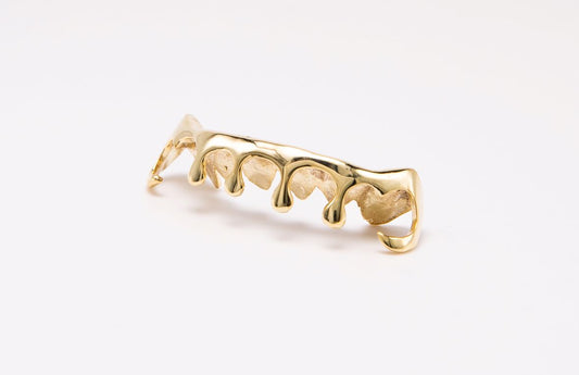 The Drip - Yellow Gold Only For Bottom 6 Teeth