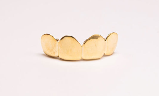 The Even Steven - Yellow Gold 4 Teeth