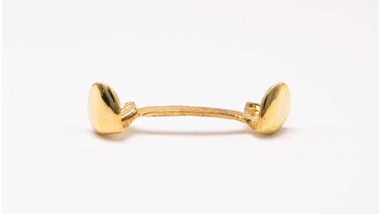 The OG - Yellow Gold 2 Teeth Rounded