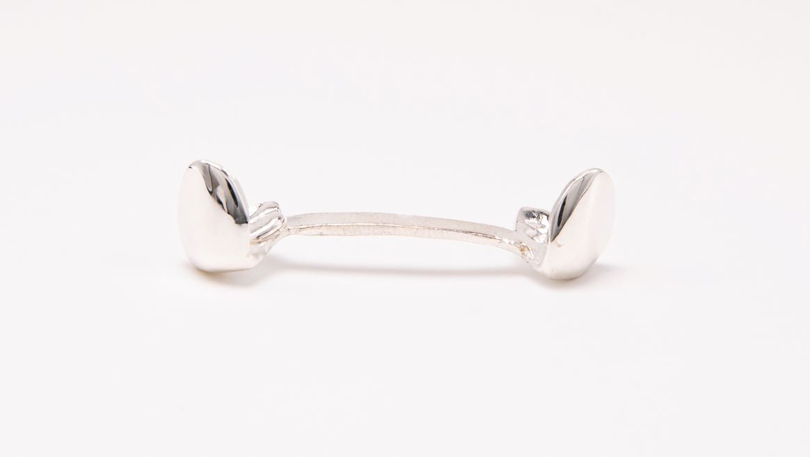 The OG - Sterling Silver 2 Teeth Rounded