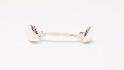 The OG - Sterling Silver 2 Teeth Rounded