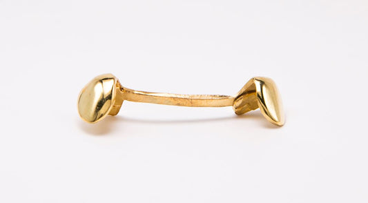 The OG - Yellow Gold 2 Teeth Rounded