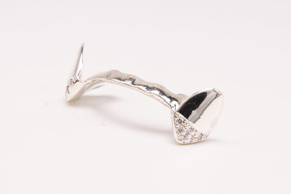 The Thirsty Vampire - Sterling Silver Diamond Tips 2 Teeth