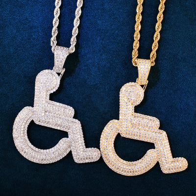 Wheelchair Handicap Necklace