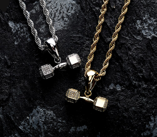 Dumbbell Necklace