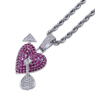 Heart With Arrow Necklace