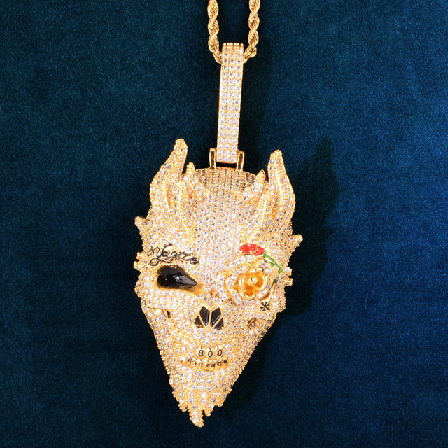 Skull Head Necklace