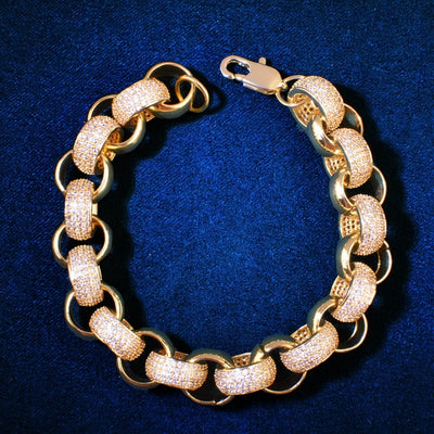 Circle Cuban Link Bracelet