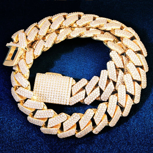 19mm Big Miami Cuban Chain Necklace