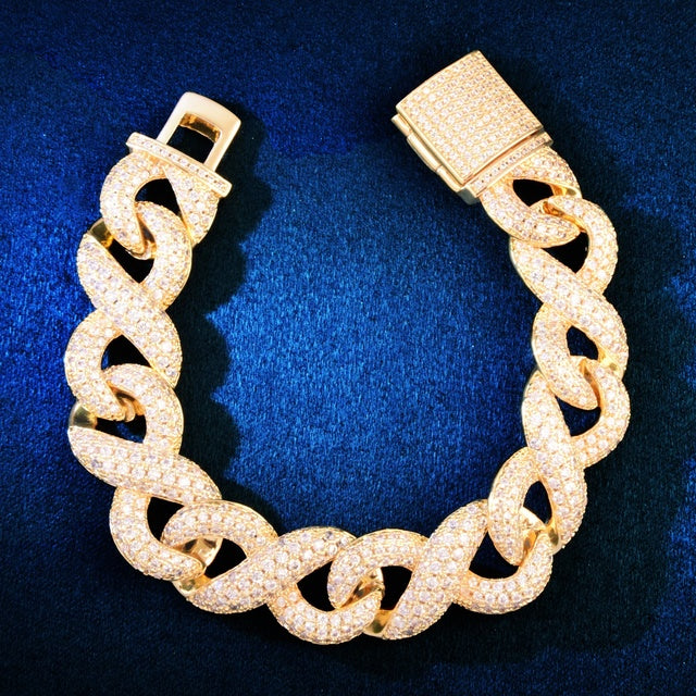 Infinity Style Miami Cuban Chain Bracelet