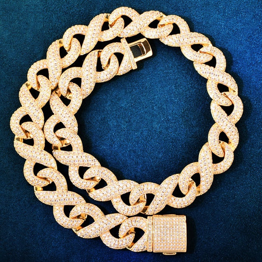 Infinity Style Miami Cuban Chain Necklace