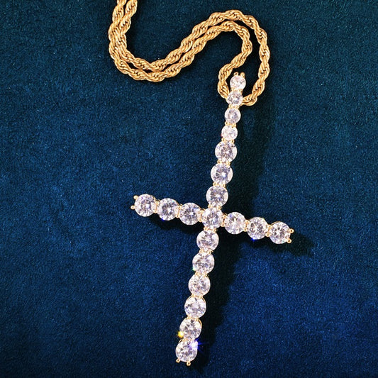 CZ Cross Necklace