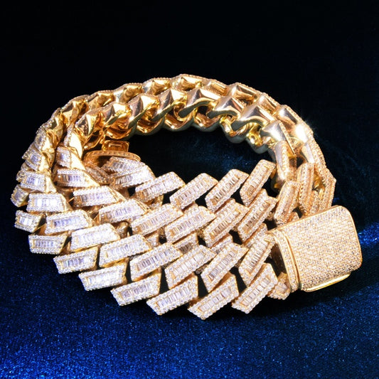 Baguette Miami Cuban Necklace