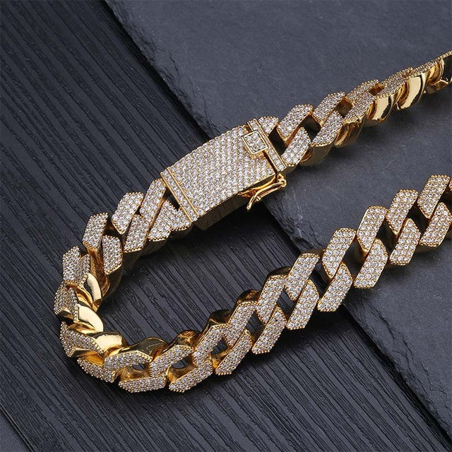 20mm Chains Plated Statement Collar