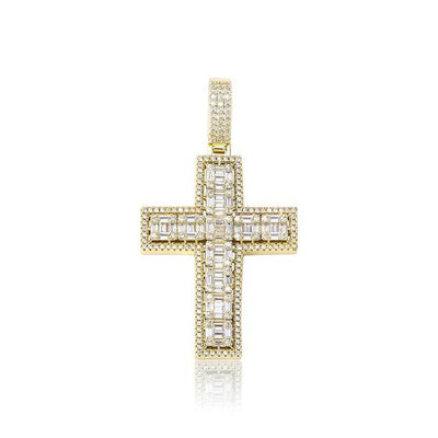 Pave Cross Necklace