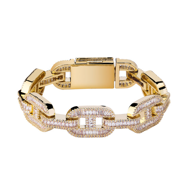 Miami 14mm Big Box Clasp Cuban Link Bracelet