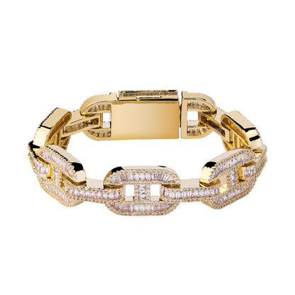 Miami 14mm Big Box Clasp Cuban Link Bracelet