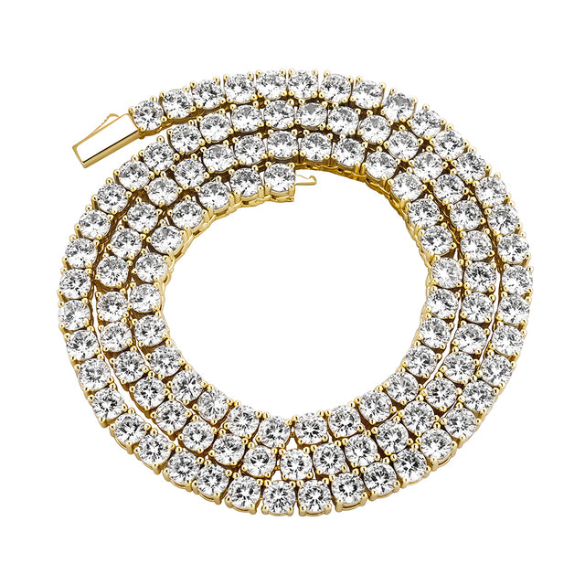 925 Sterling Silver 3-6mm Tennis Chain