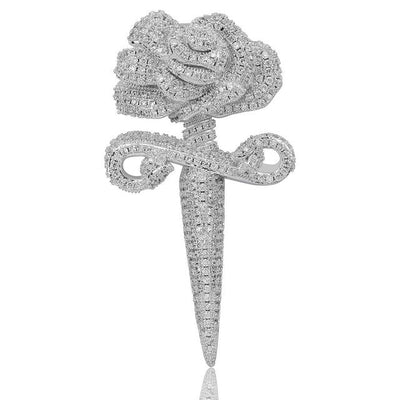 Flower Sword Necklace