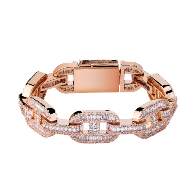 Miami 14mm Big Box Clasp Cuban Link Bracelet
