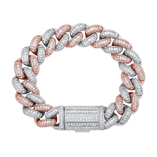 16mm Luxury Baguette Chain Bracelet