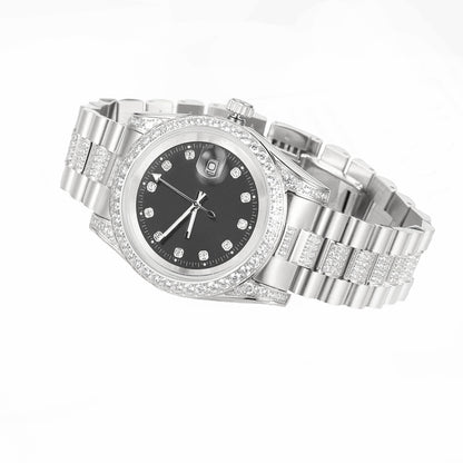 Red Dial Mens Gold Finish Watches