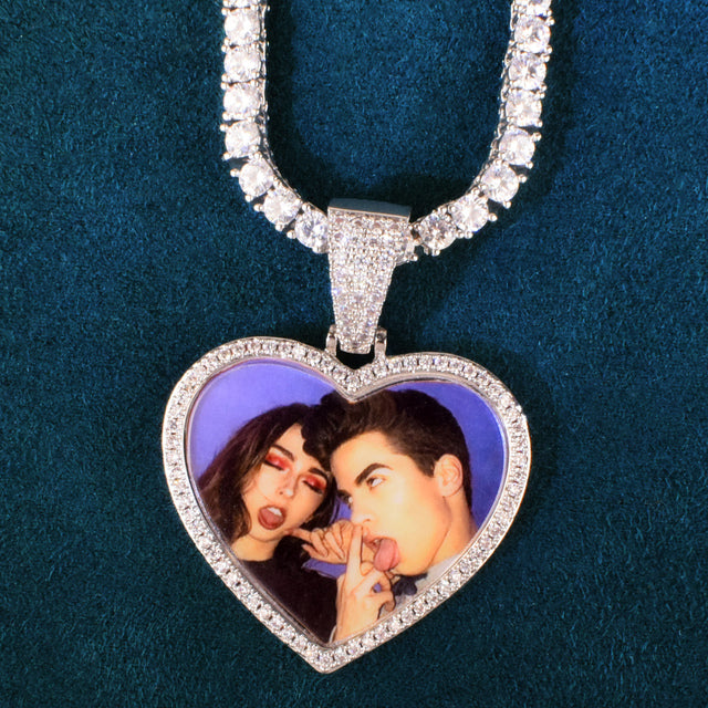 Heart Photo Necklace