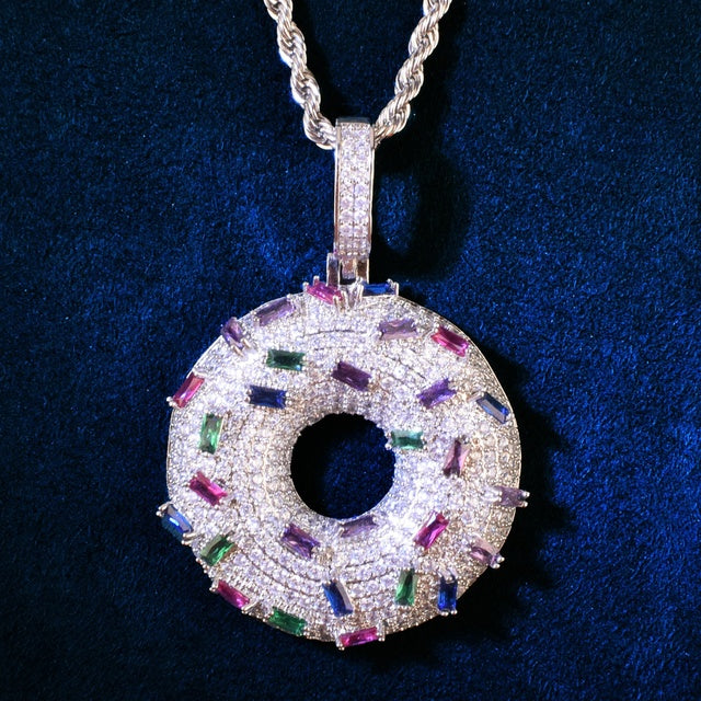 Colorful Donut Necklace
