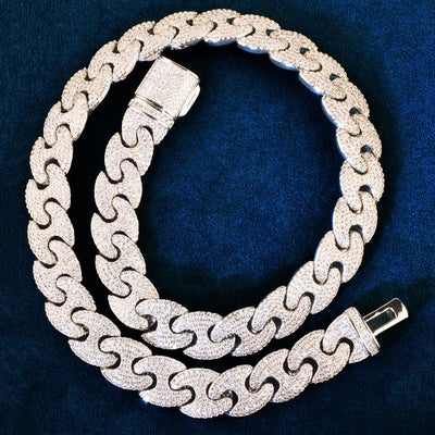 Solid Miami Cuban Chain Men Necklace