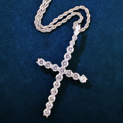 CZ Cross Necklace