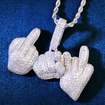 Finger Gesture Necklace