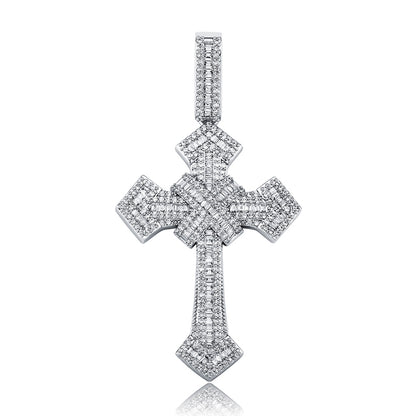 Baguette Cross Necklace