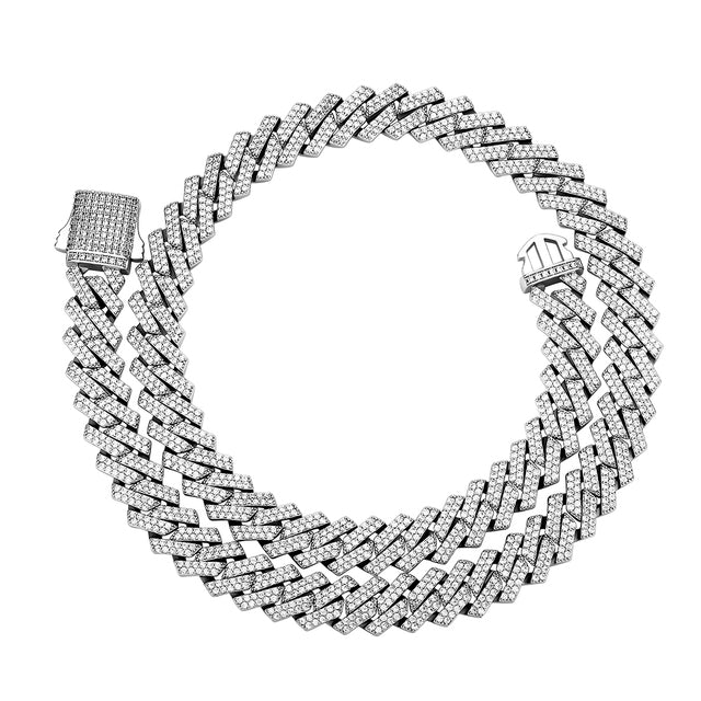 14mm Miami Cuban Link Chain Necklace